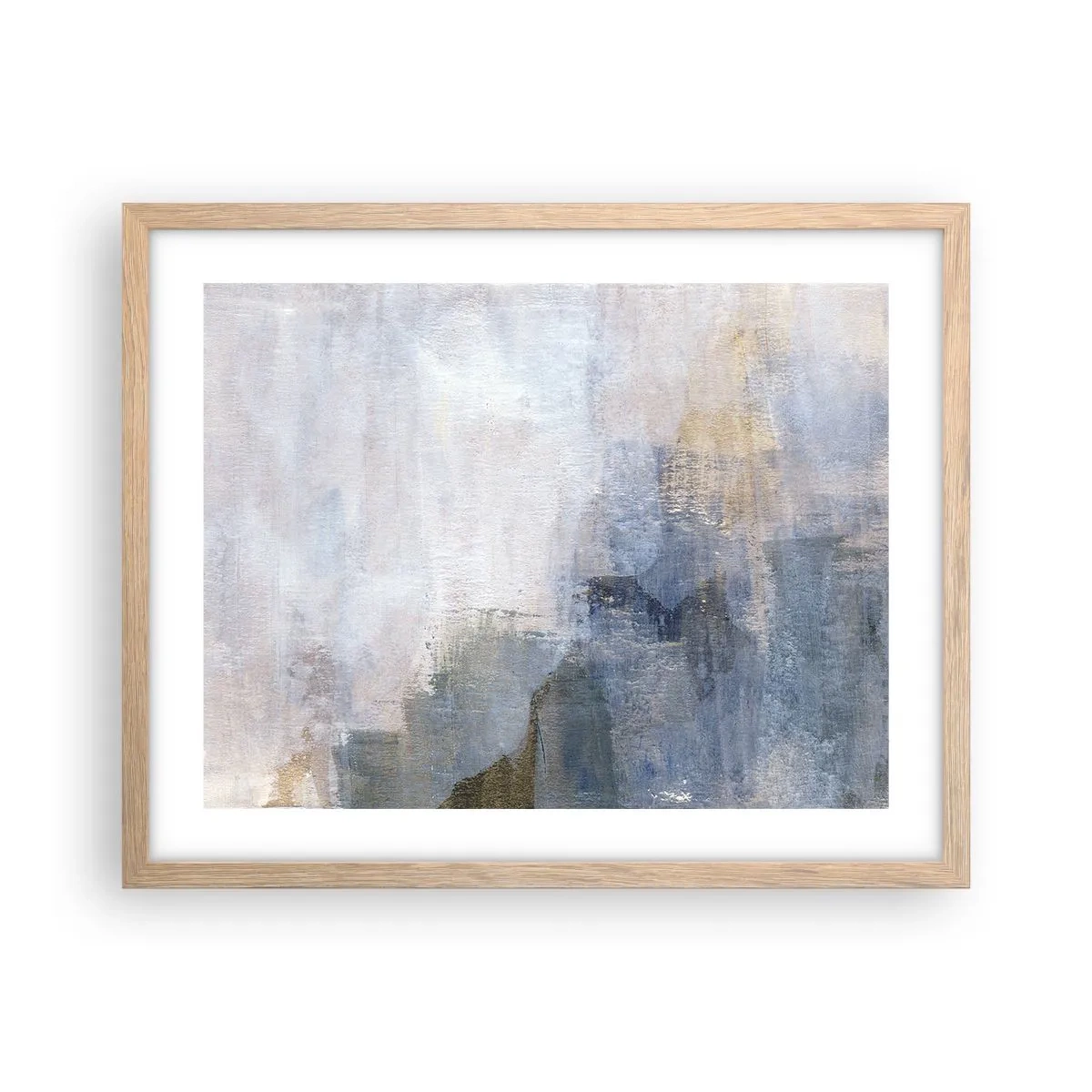 Póster en marco roble claro - Tonos de color - 50x40 cm