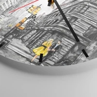 Esfera sin numeración, con rayas