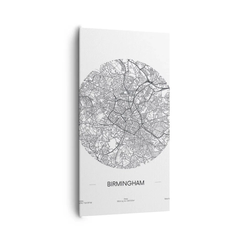 Cuadro sobre lienzo - Impresión de Imagen - Anatomía de Birmingham - 65x120 cm