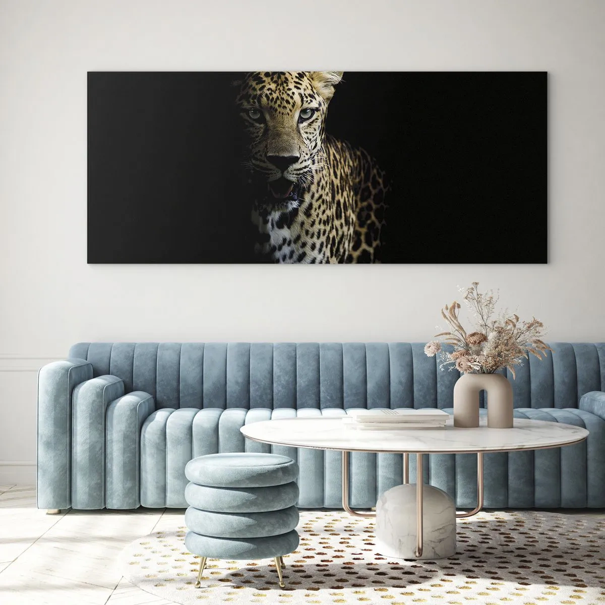 Cuadro sobre vidrio - Impresiones sobre Vidrio - Belleza oscura - 100x40 cm