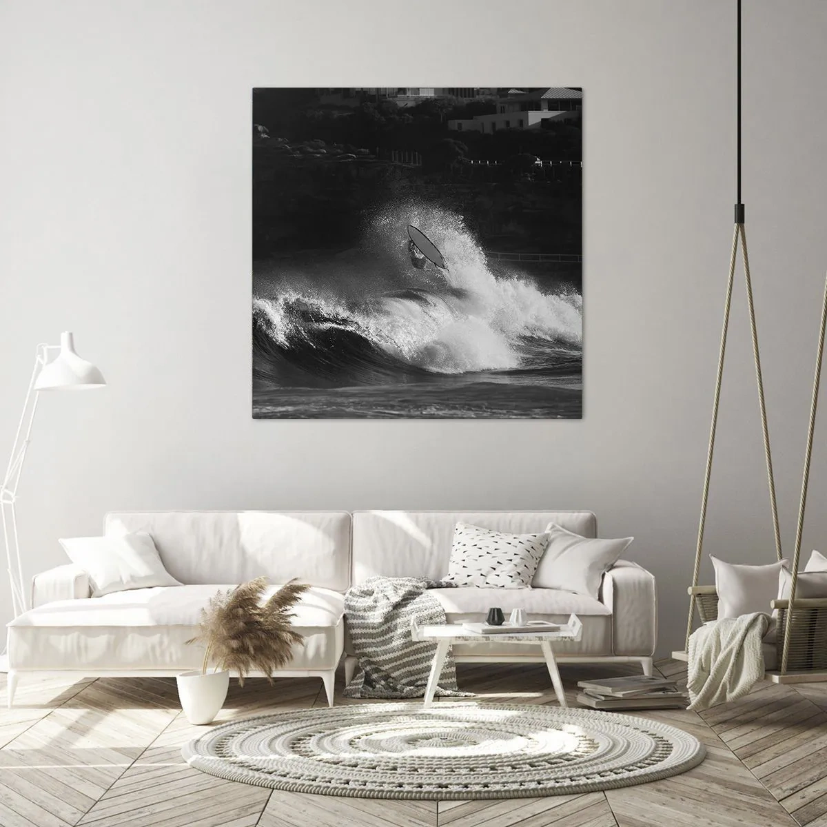 Cuadro sobre lienzo - Impresión de Imagen - Desafío aceptado - 50x50 cm