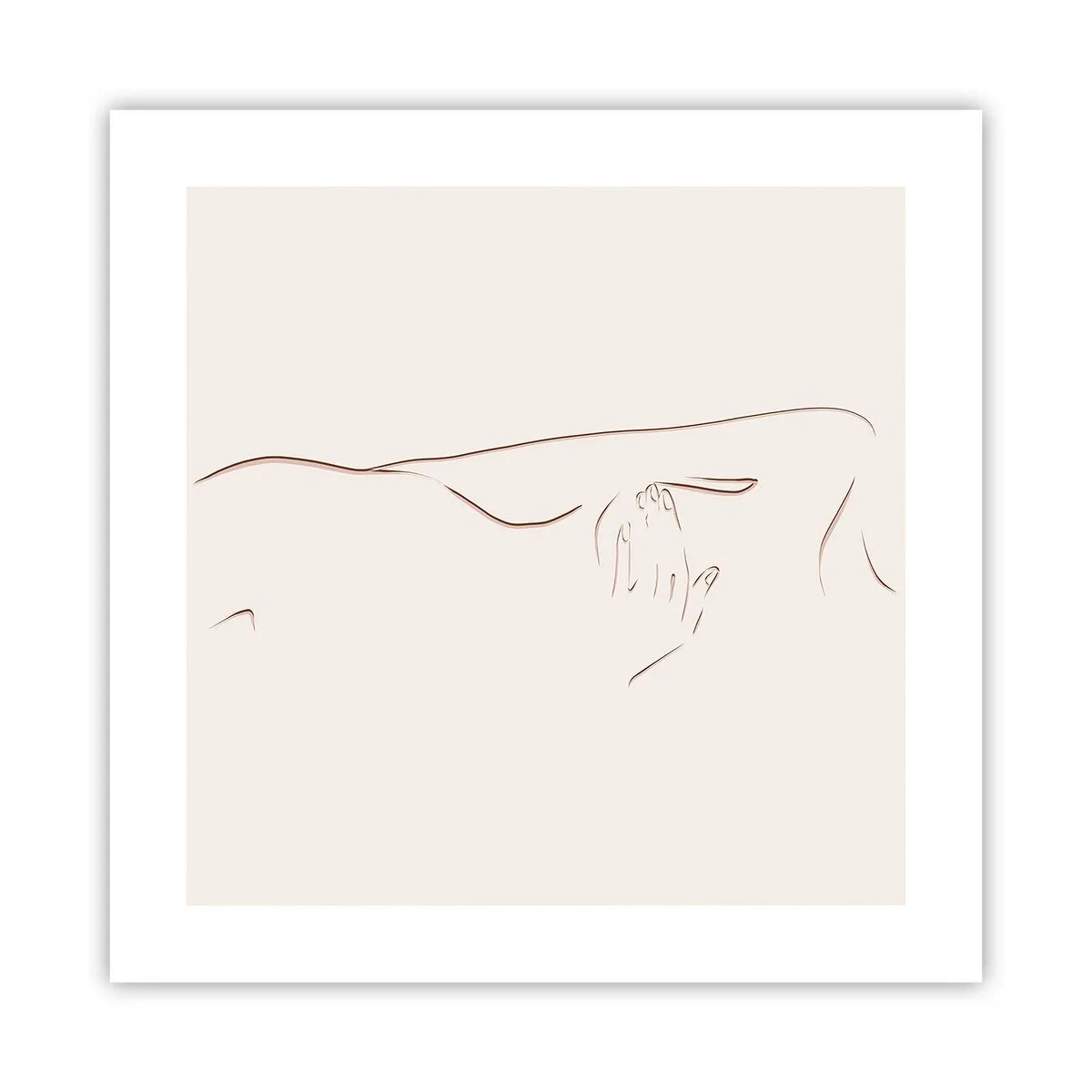 Póster - La forma del deseo - 40x40 cm