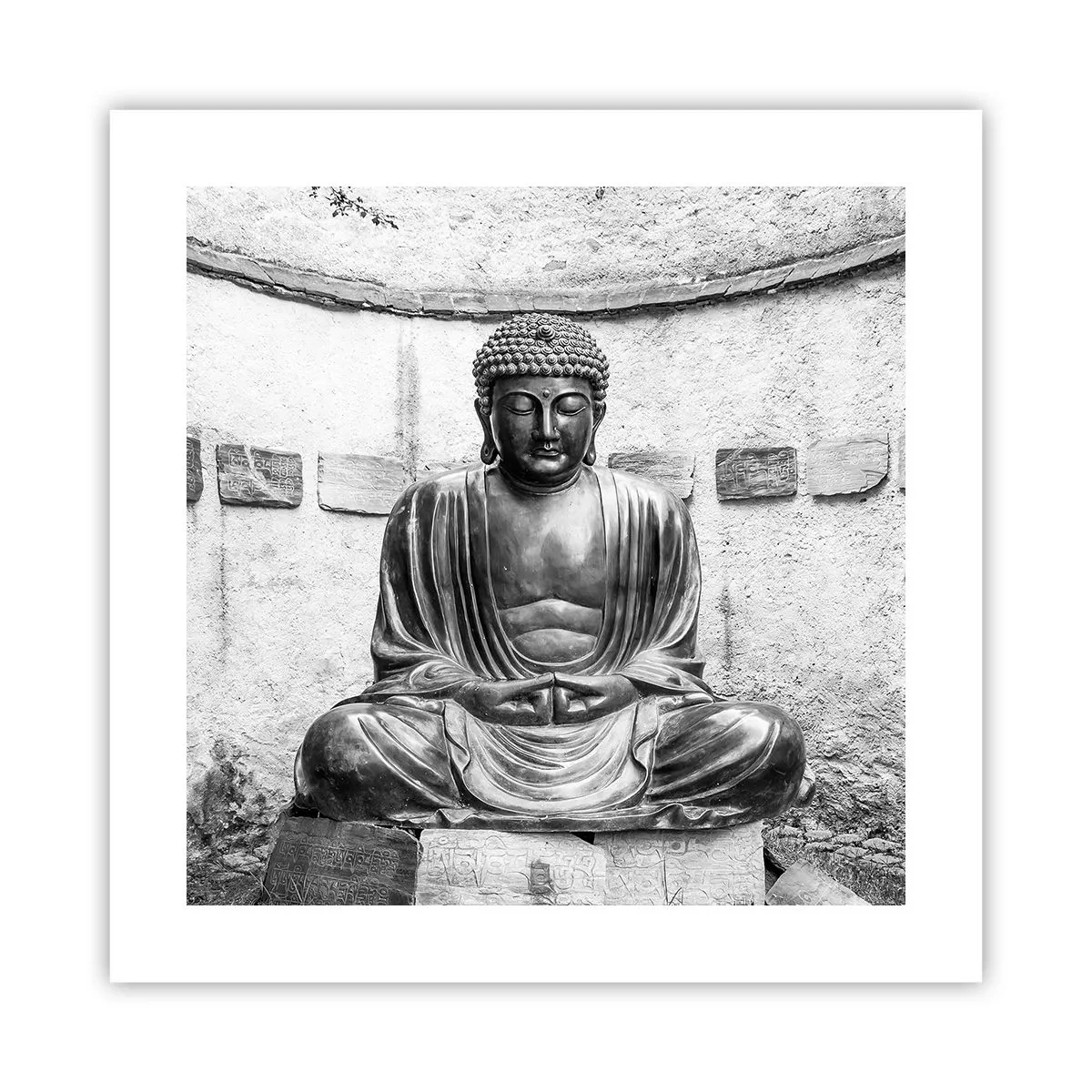 Póster - En la fuente de la paz - 40x40 cm