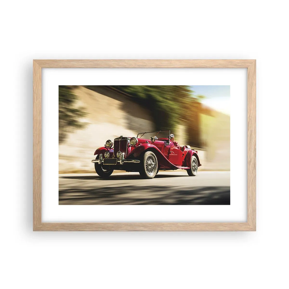 Póster en marco roble claro - Hermosa pieza de museo - 40x30 cm