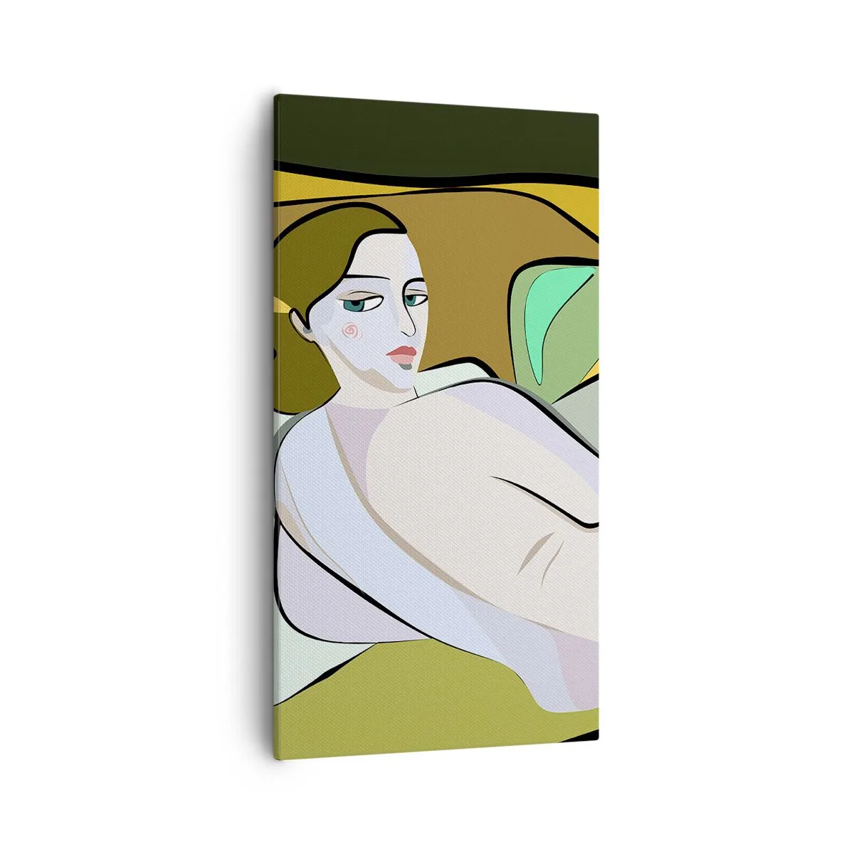 Cuadro sobre lienzo - Impresión de Imagen - Retrato íntimo - 55x100 cm