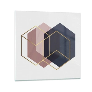 Cuadro sobre vidrio - Impresiones sobre Vidrio - El poder de la sencillez - 40x40 cm