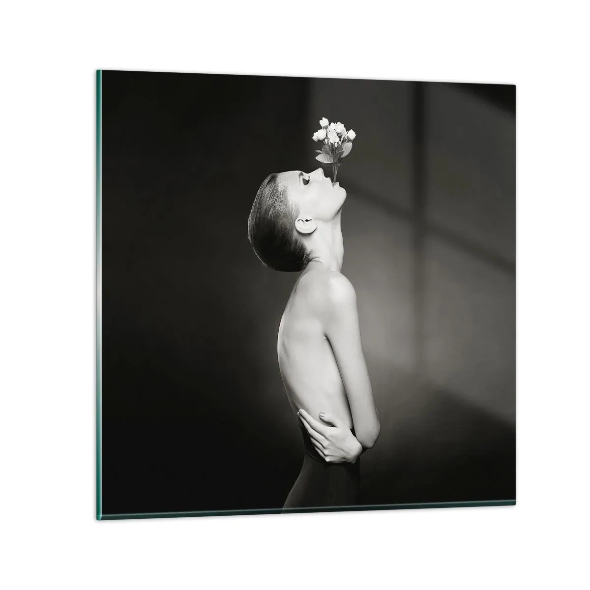 Cuadro sobre vidrio - Impresiones sobre Vidrio - Elegancia excéntrica - 30x30 cm