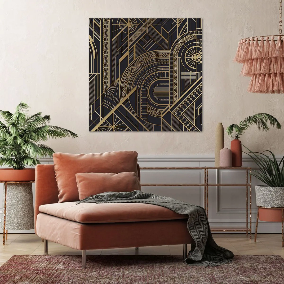 Cuadro sobre lienzo - Impresión de Imagen - Conceptos, ideas, planes - 30x30 cm