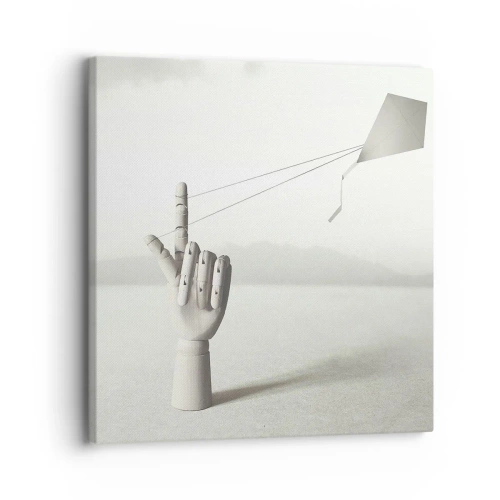 Cuadro sobre lienzo - Impresión de Imagen - Una prueba de fuerza - 30x30 cm