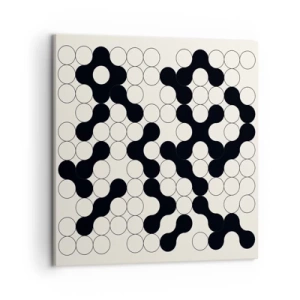 Cuadro sobre lienzo - Impresión de Imagen - Juego chino - una variación - 50x50 cm