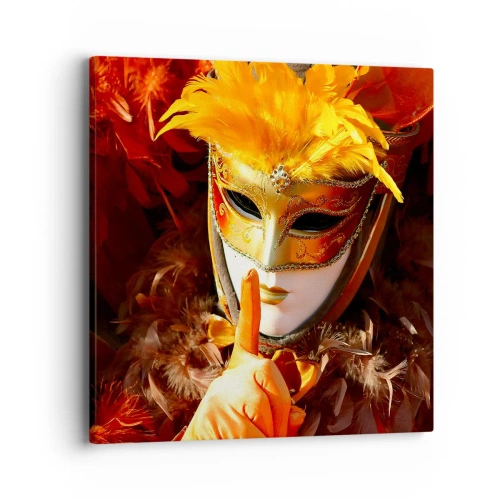 Cuadro sobre lienzo - Impresión de Imagen - El misterio es parte del juego - 40x40 cm