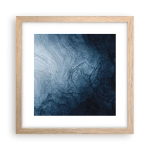 Póster en marco roble claro - En las profundidades - 30x30 cm