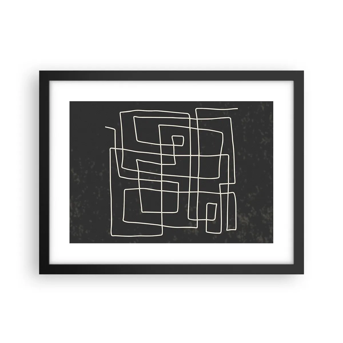 Póster en marco negro - No es tan sencillo - 40x30 cm