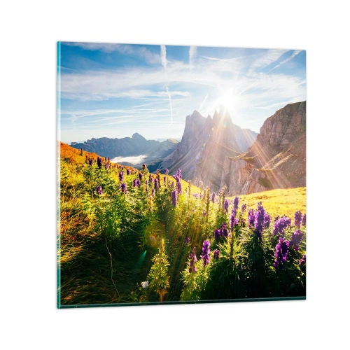 Cuadro sobre vidrio - Impresiones sobre Vidrio - La vida secreta de las hierbas - 30x30 cm