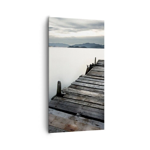 Cuadro sobre lienzo - Impresión de Imagen - Sumérjase en la paz - 65x120 cm