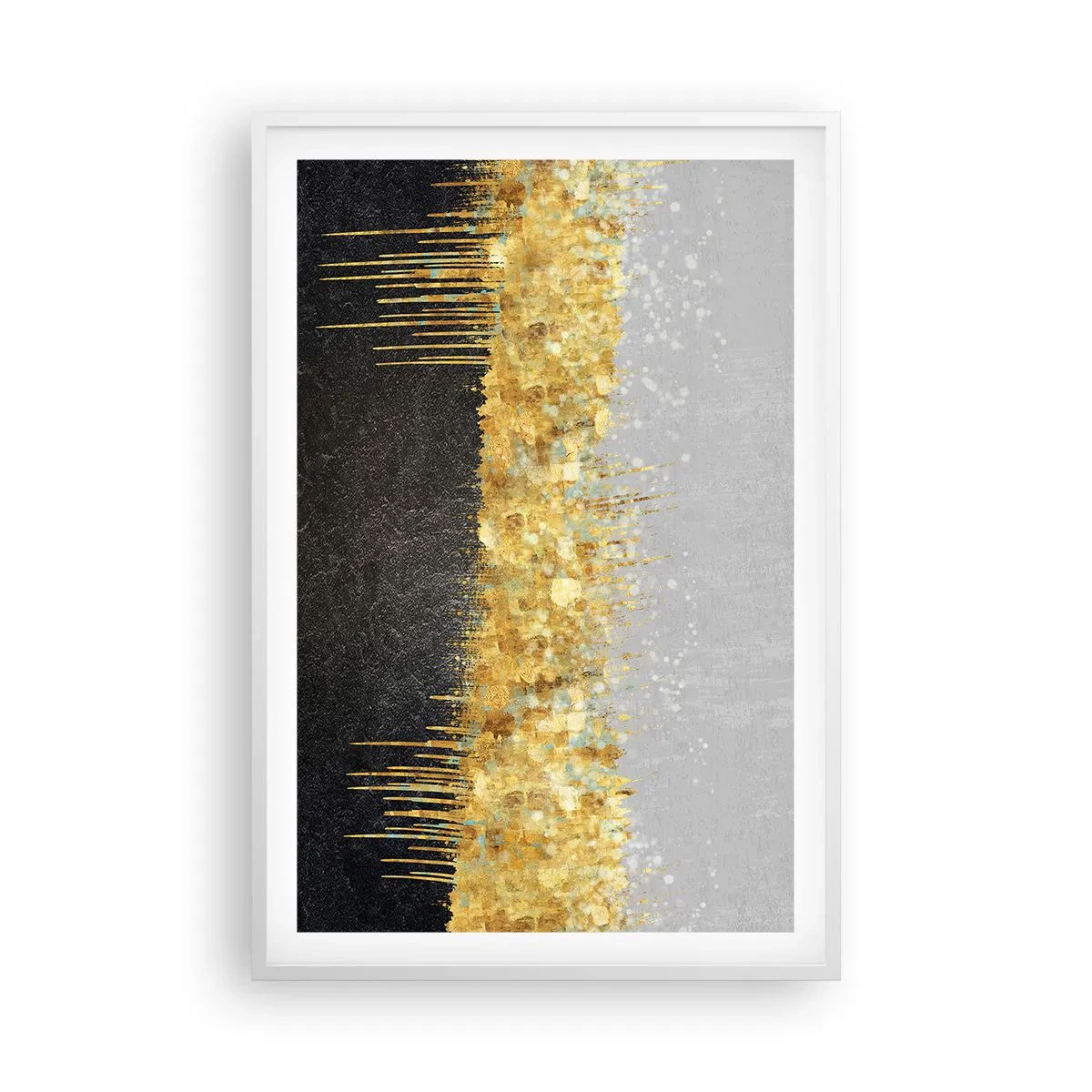Póster en marco blanco - Hacia arriba y hacia abajo - 61x91 cm