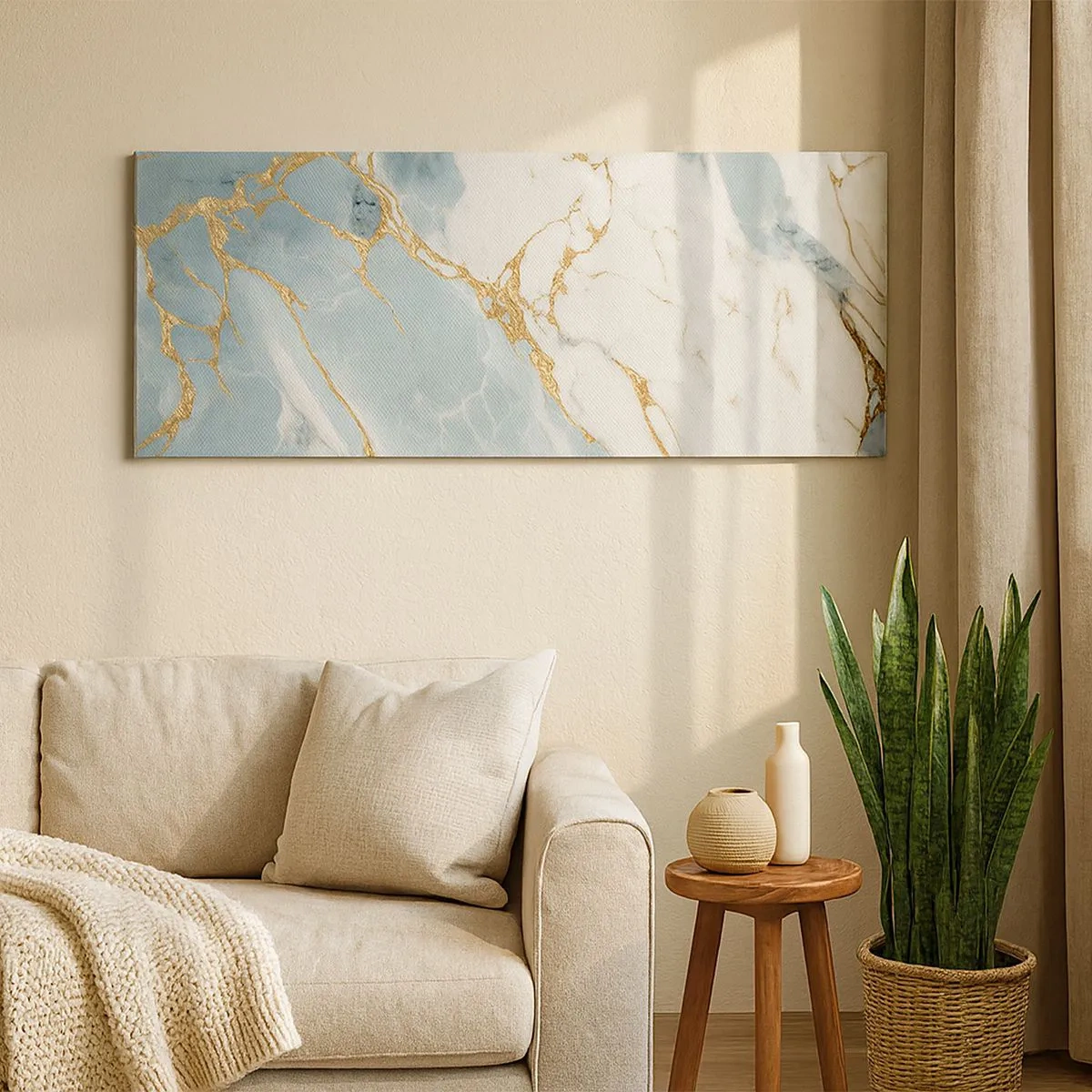 Cuadro sobre lienzo - Impresión de Imagen - Riqueza en la piedra - 100x40 cm