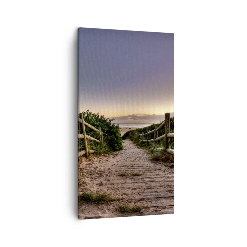 Cuadro sobre lienzo - Impresión de Imagen - Objetivo a la vista - 45x80 cm