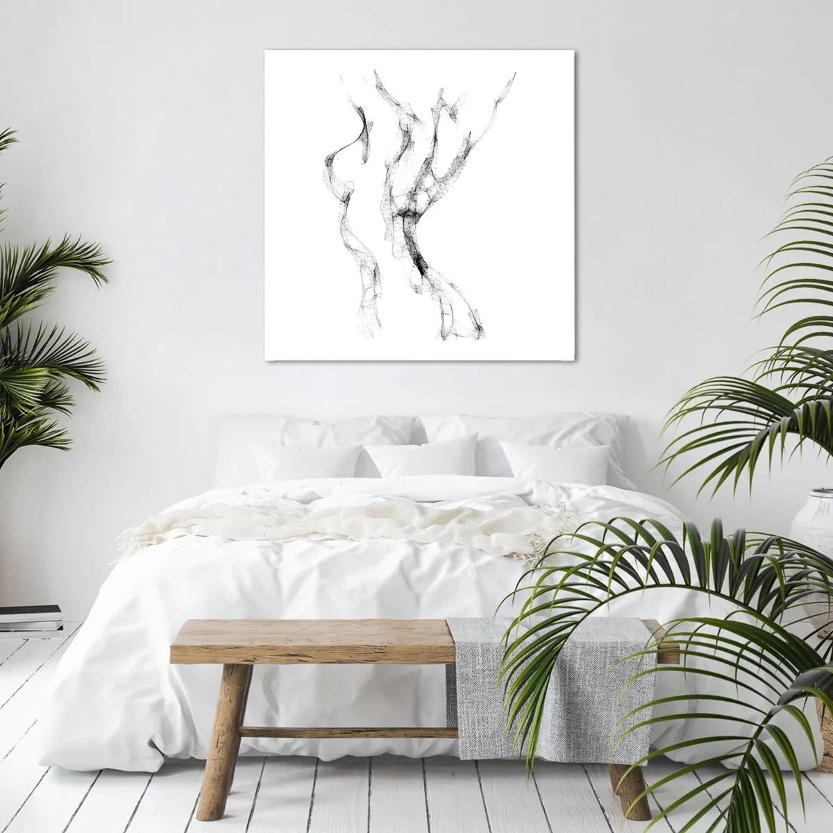 Cuadro sobre lienzo - Impresión de Imagen - Hermosa y fuerte - 40x40 cm