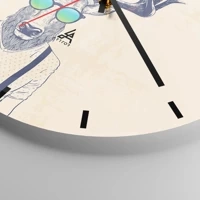 Esfera sin numeración, con rayas