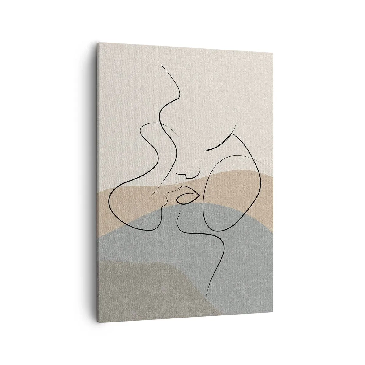 Cuadro sobre lienzo - Impresión de Imagen - Como una pincelada - 50x70 cm