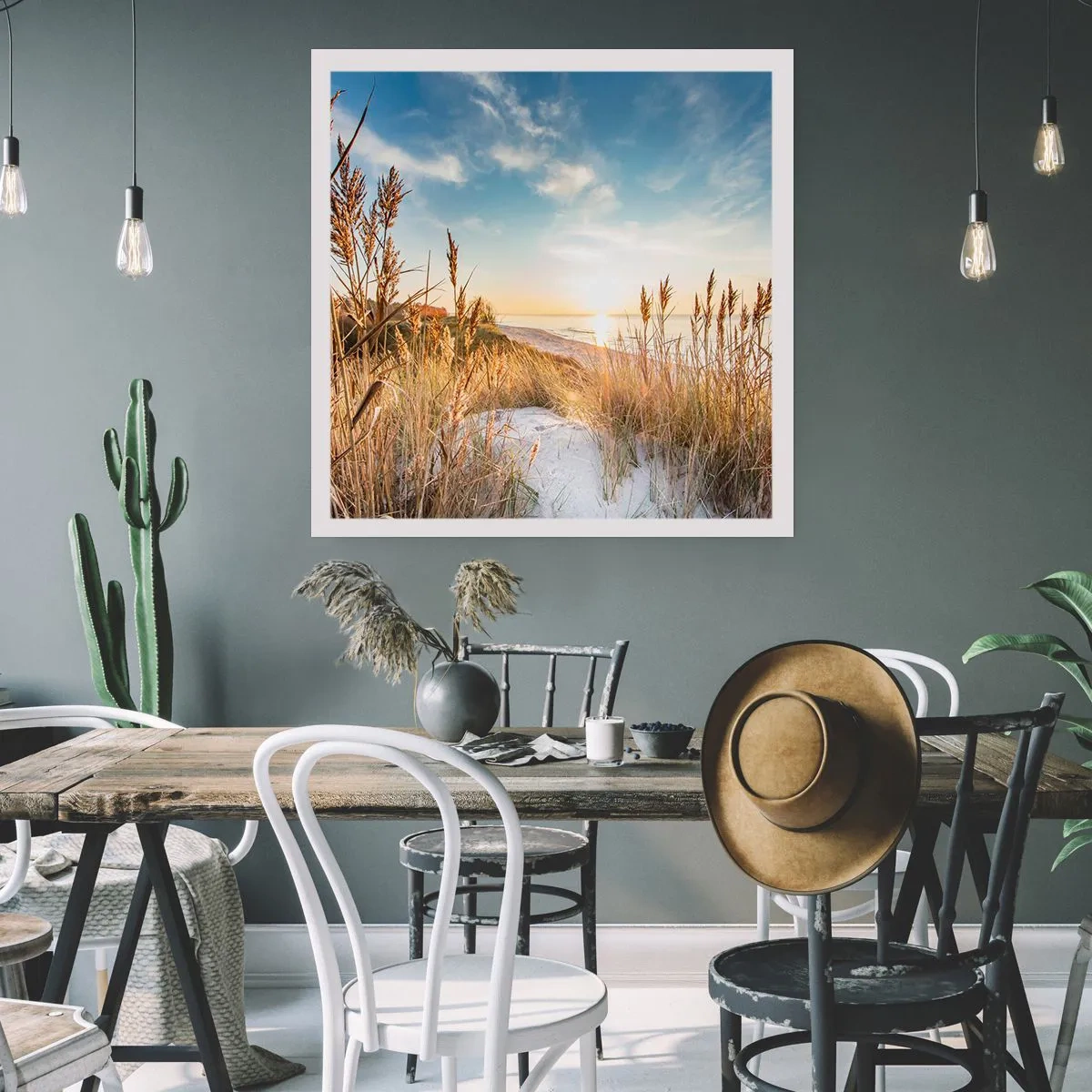 Póster - Playa del norte - 50x50 cm