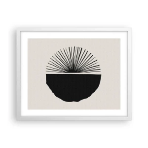 Póster en marco blanco - Un abanico de posibilidades - 50x40 cm