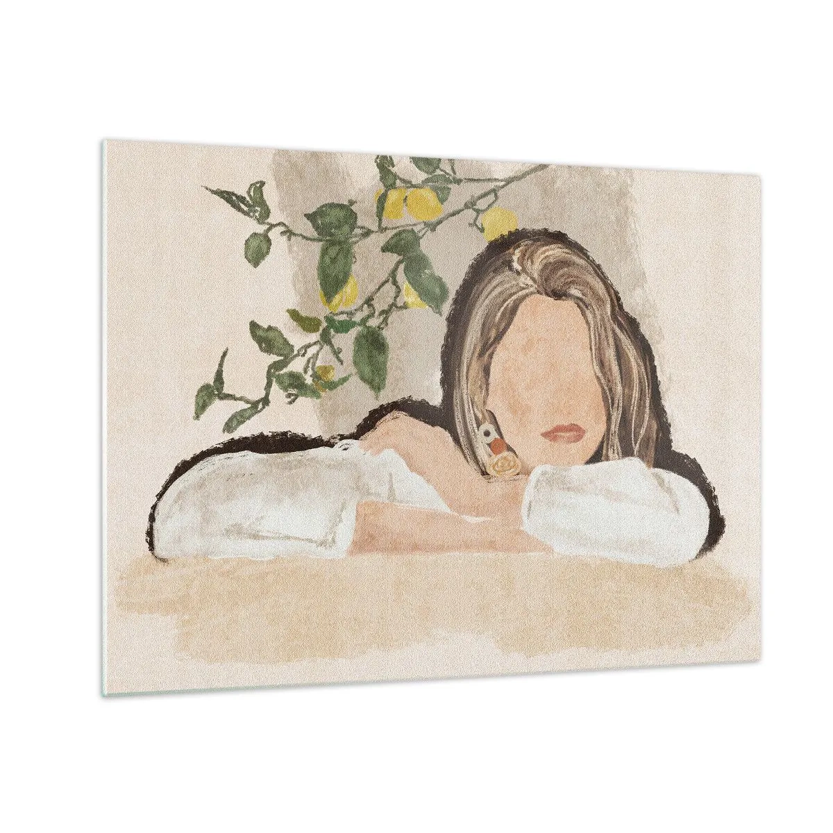 Cuadro sobre vidrio - Impresiones sobre Vidrio - La belleza del sur - 70x50 cm