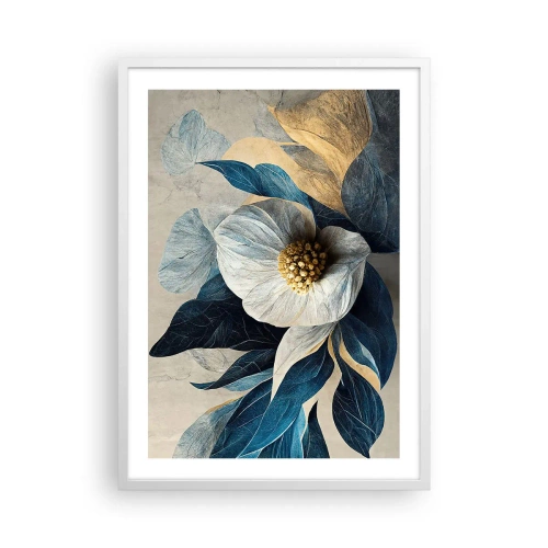 Póster en marco blanco - Con un corazón de oro - 50x70 cm