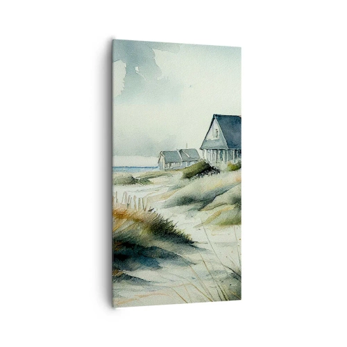 Cuadro sobre lienzo - Impresión de Imagen - Lejos del bullicio - 65x120 cm