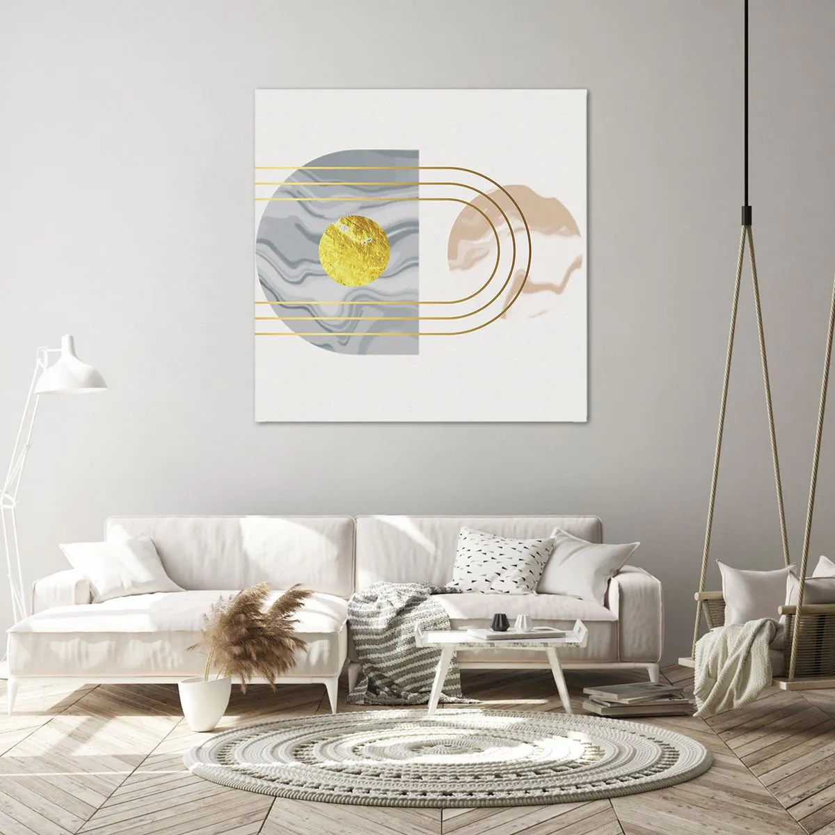 Cuadro sobre lienzo - Impresión de Imagen - Brillo y resplandor - 40x40 cm