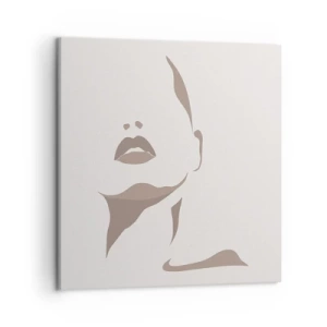Cuadro sobre lienzo - Impresión de Imagen - Creación a partir de la luz y la sombra - 50x50 cm