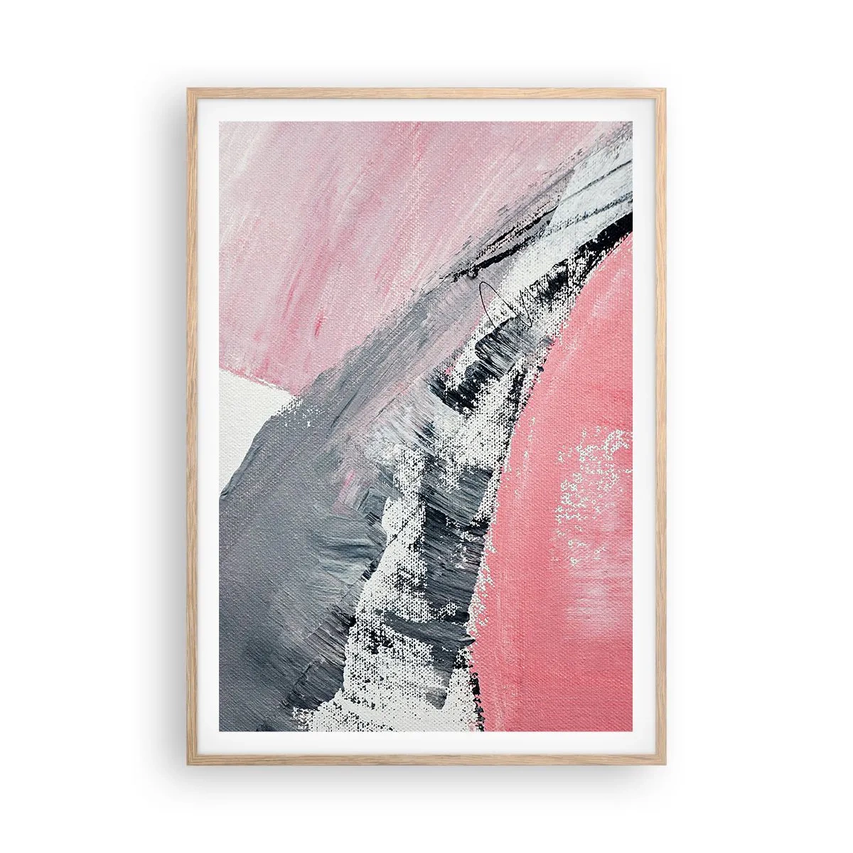 Póster en marco roble claro - Composición a juego - 70x100 cm