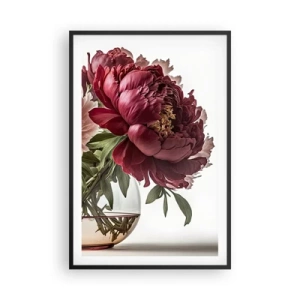 Póster en marco negro - En plena floración de la belleza - 61x91 cm