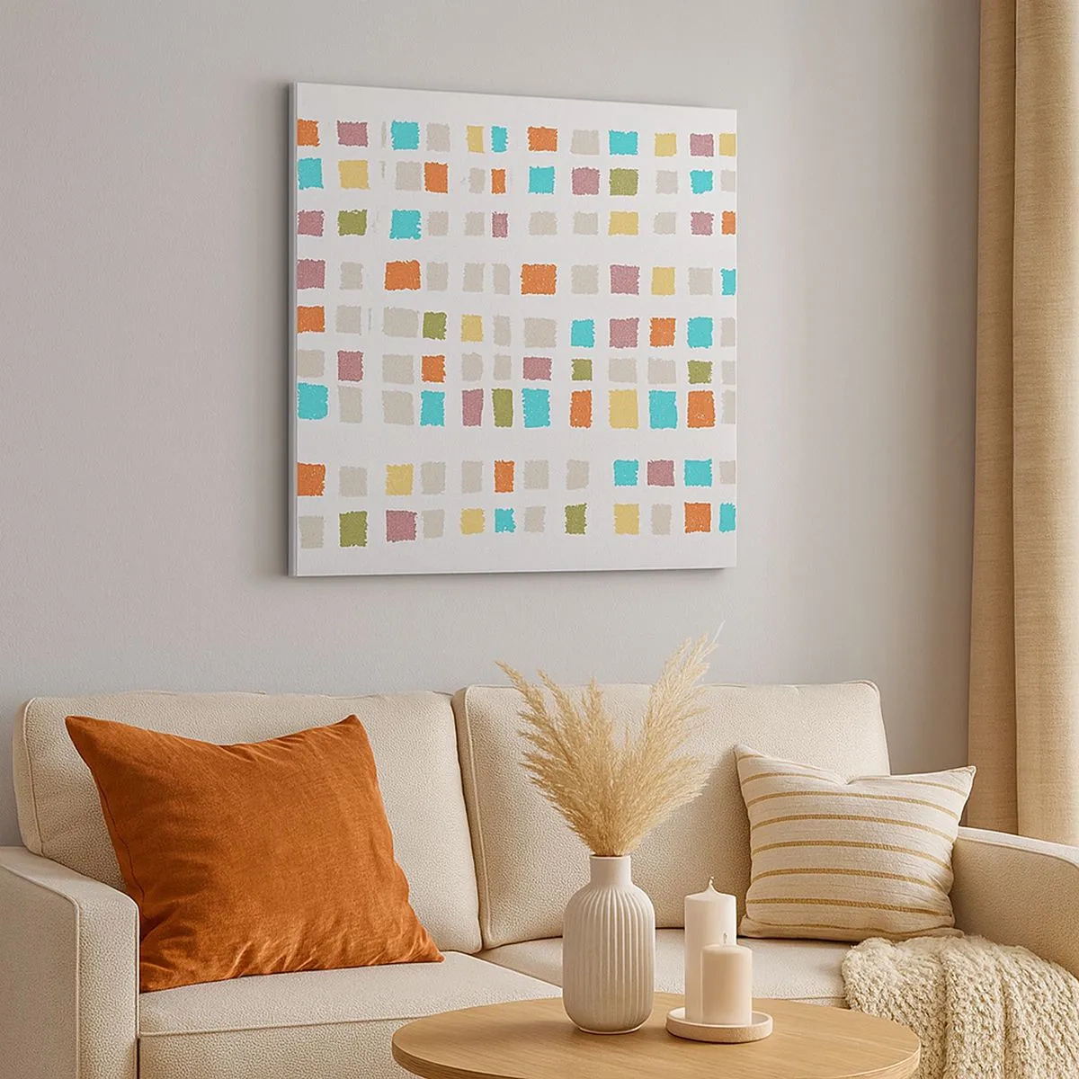 Cuadro sobre lienzo - Impresión de Imagen - Juego desconocido - 30x30 cm