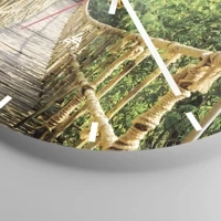 Esfera sin numeración, con rayas