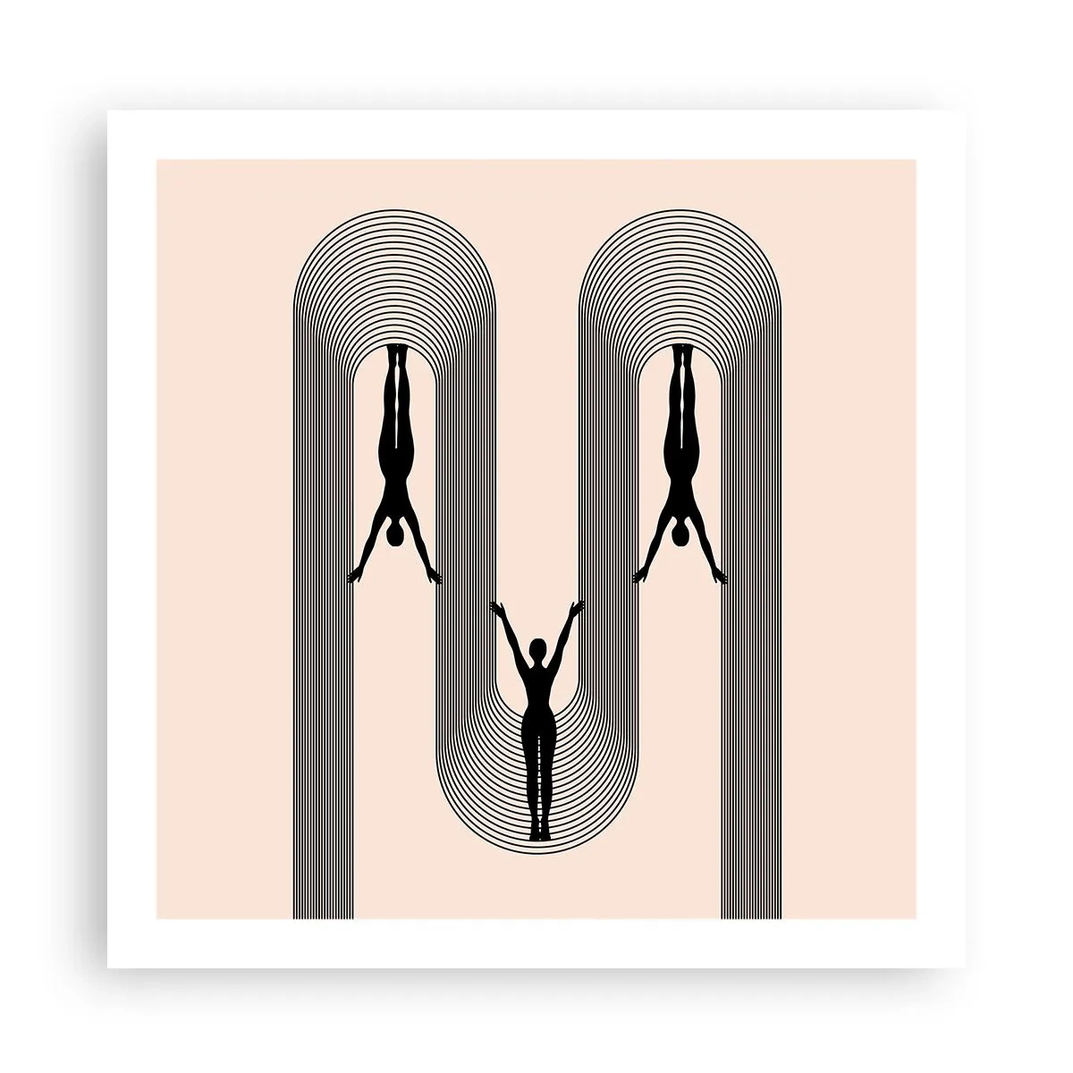 Póster - Al revés, o no - 60x60 cm