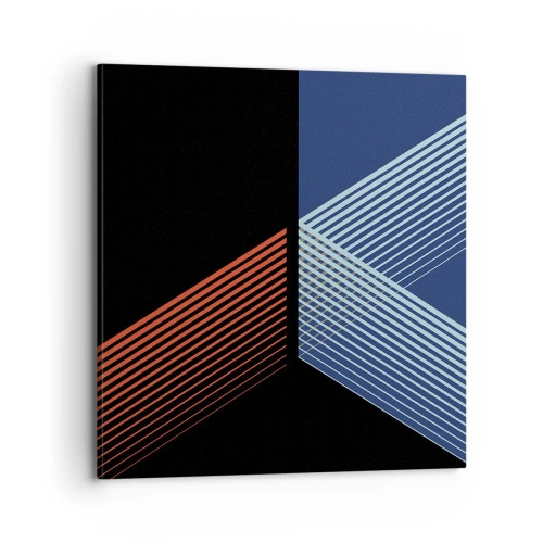 Cuadro sobre lienzo - Impresión de Imagen - La rectitud - 70x70 cm