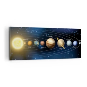 Cuadro sobre lienzo - Impresión de Imagen - Uno de diez - 100x40 cm