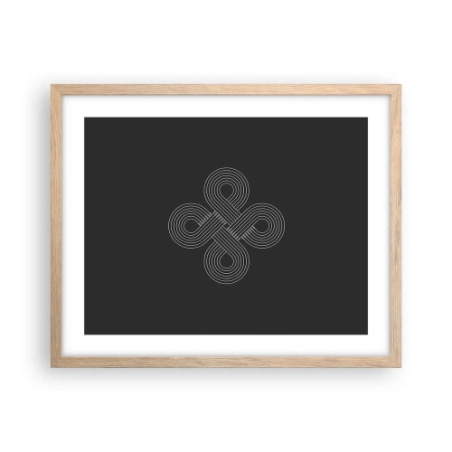 Póster en marco roble claro - El espíritu celta - 50x40 cm