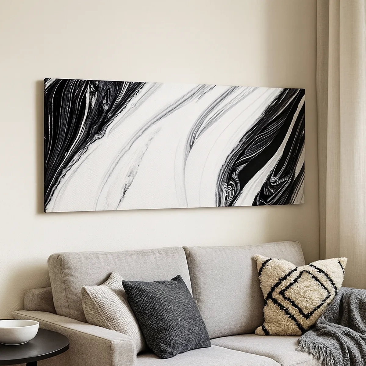 Cuadro sobre lienzo - Impresión de Imagen - Combinando opuestos - 30x30 cm