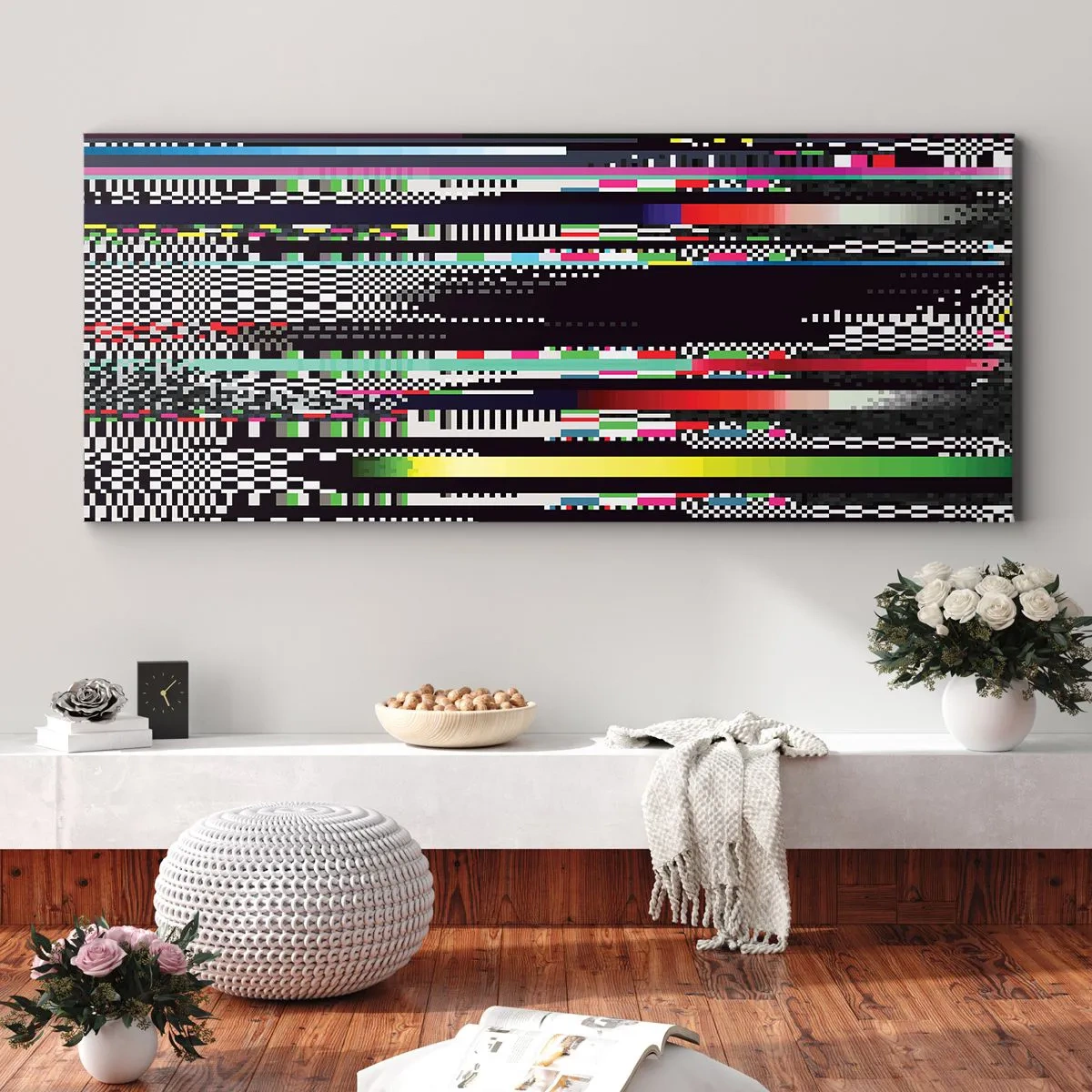 Cuadro sobre lienzo - Impresión de Imagen - Una imagen de otra realidad - 100x40 cm