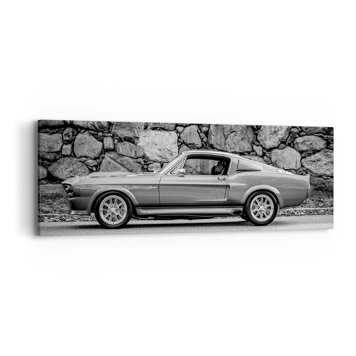 Cuadro sobre lienzo - Impresión de Imagen - Una leyenda de los años 60 - 90x30 cm