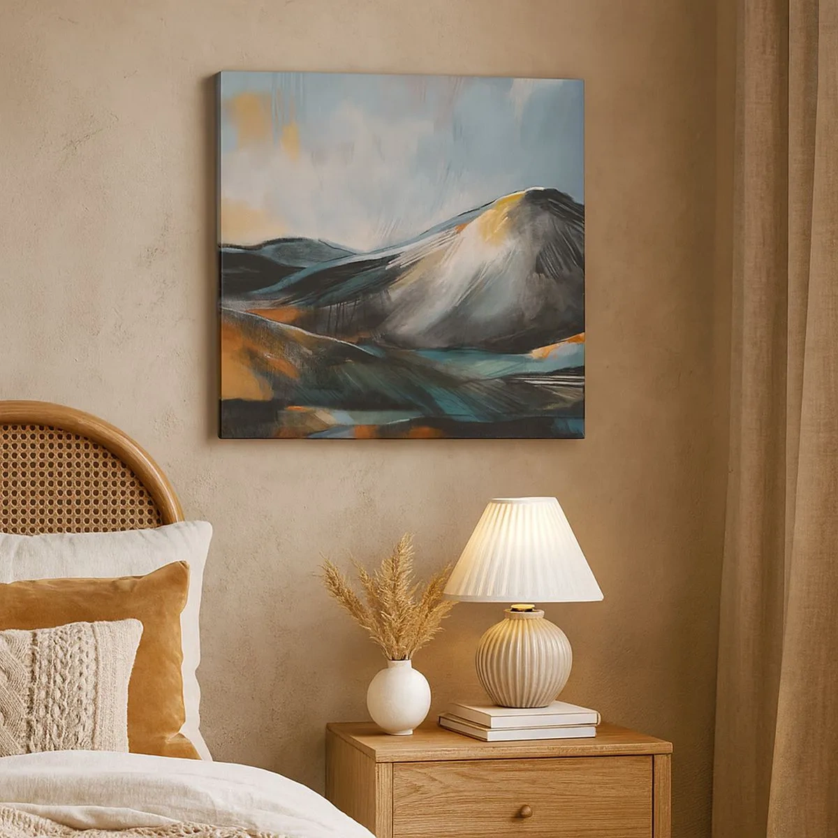 Cuadro sobre lienzo - Impresión de Imagen - Crudo y bello - 30x30 cm