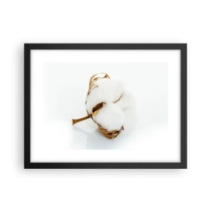 Póster en marco negro - Suave por naturaleza - 40x30 cm