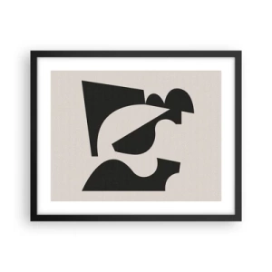 Póster en marco negro - Para automontaje - 50x40 cm