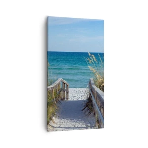 Cuadro sobre lienzo - Impresión de Imagen - En el sol, en el viento - 55x100 cm