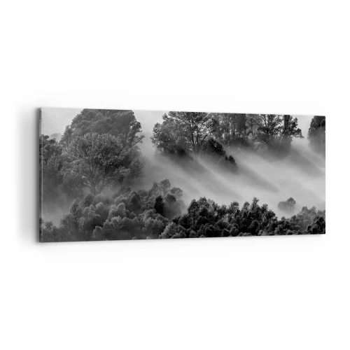Cuadro sobre lienzo - Impresión de Imagen - Levantarse del sueño - 100x40 cm