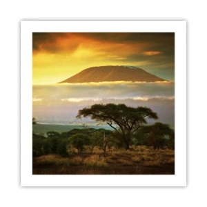 Póster - El sueño del viajero - 50x50 cm