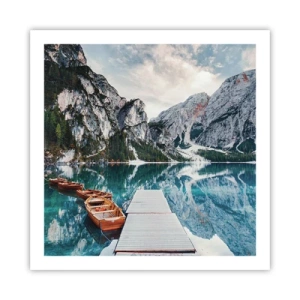 Póster - Te mostraremos la fuente de la belleza - 60x60 cm